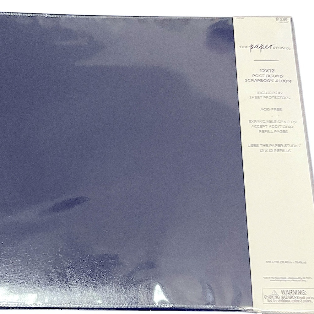 Scrapbook with Protective Sheets and  Scrapbook Sheets